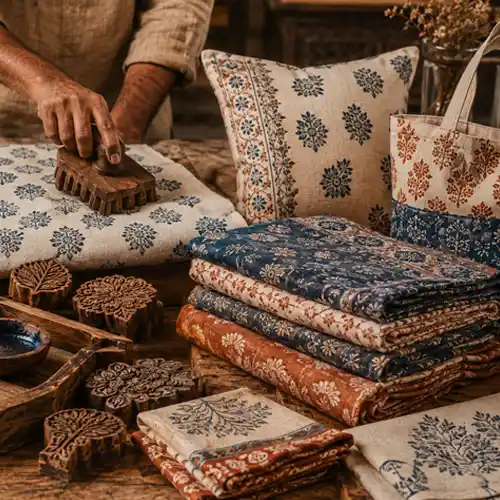 Hand Block Printed Textiles