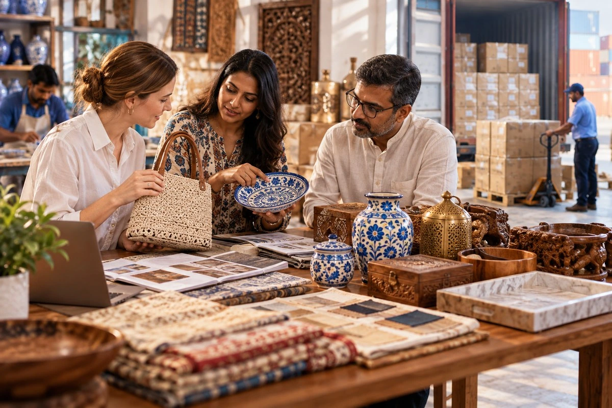 How to Source Handicrafts from India: A Practical Guide for International Buyers
