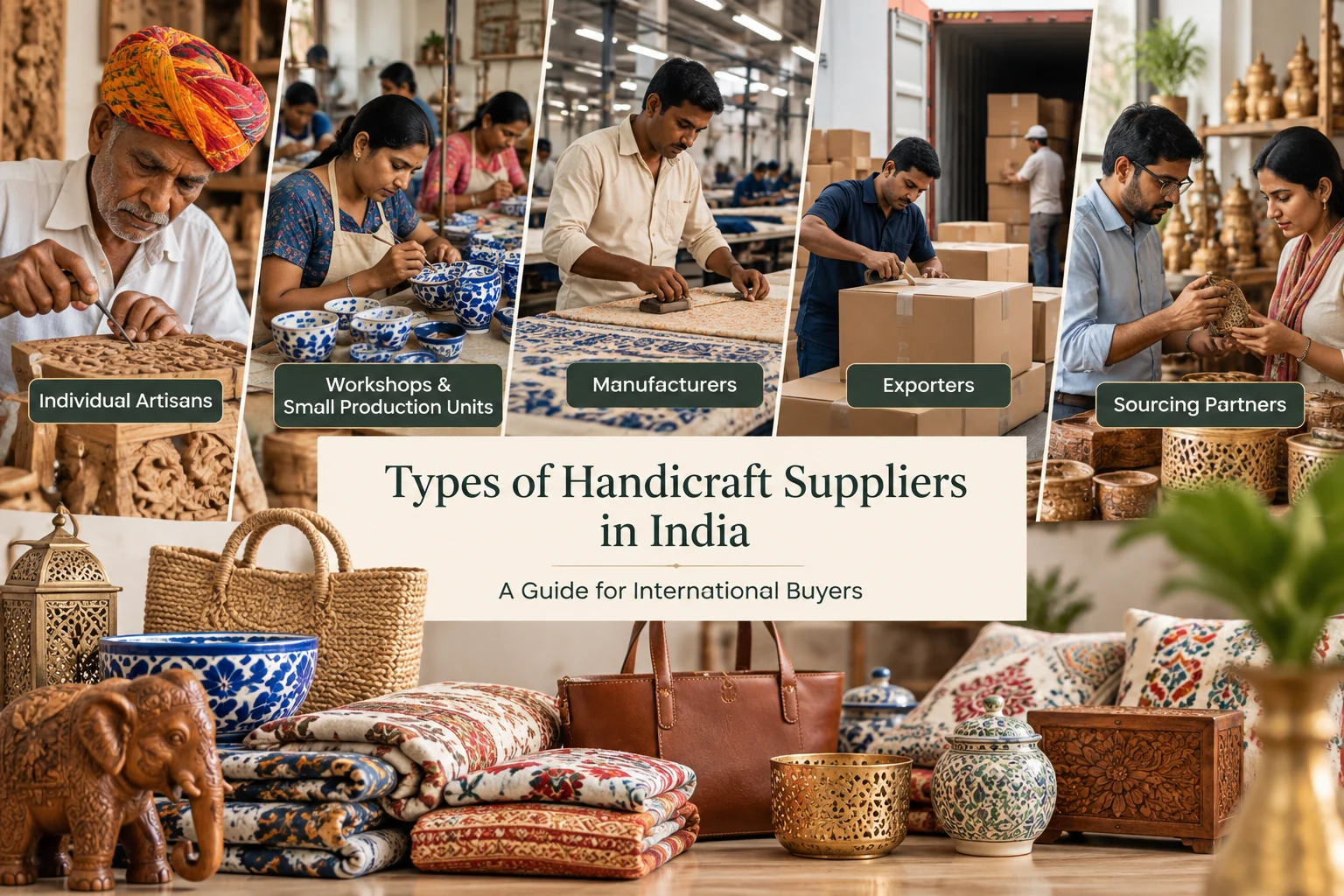 Types of Handicraft Suppliers in India: A Guide for International Buyers