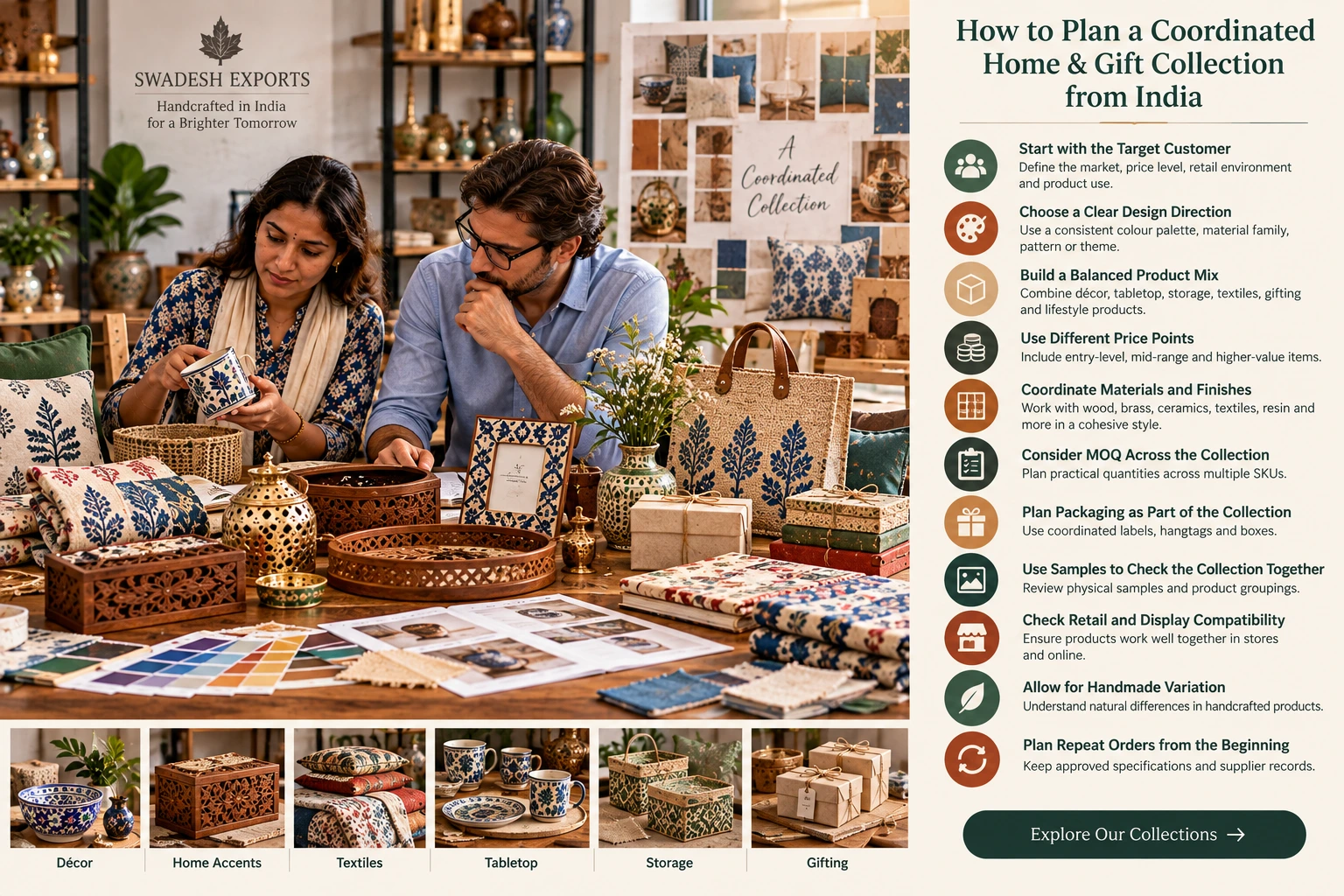 How to Plan a Coordinated Home & Gift Collection from India