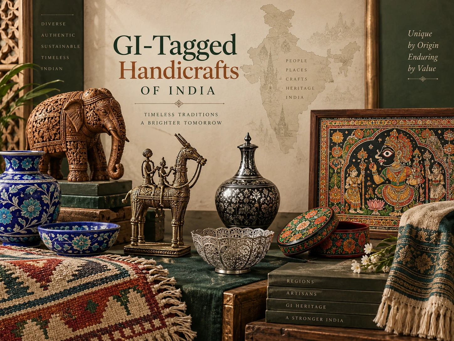 GI-Tagged Handicrafts of India: A Buyer’s Guide to Authentic Regional Crafts