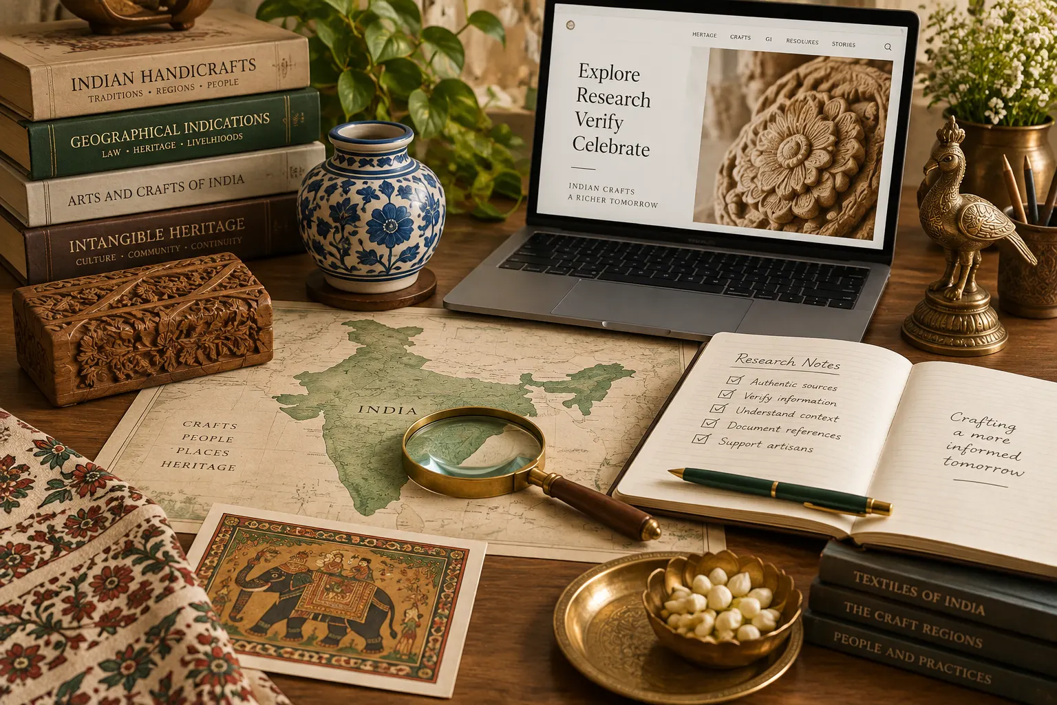 Authoritative Sources for Researching Indian Handicrafts & GI Crafts